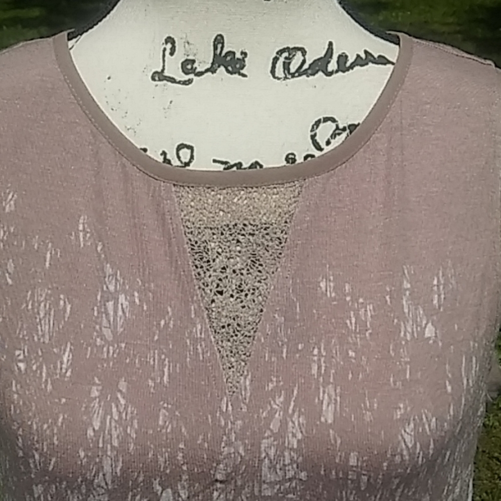 NEW Lisa Rinna Reverse Border Print Tunic - Picture 4 of 8